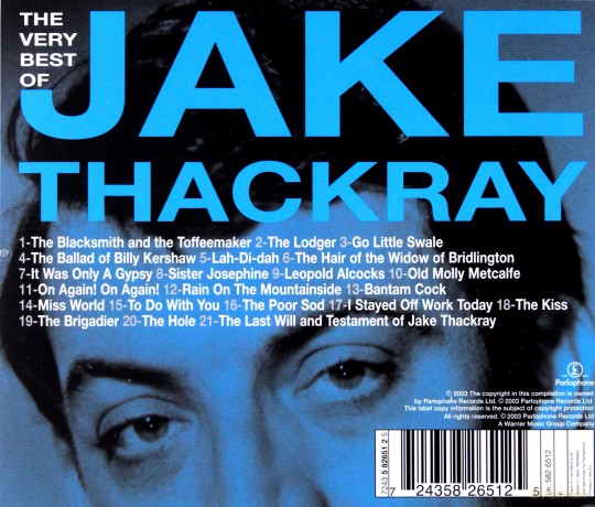 Jake Thackray: Very Best Of [CD]