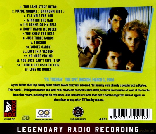 Til Tuesday & Aimee Mann: Voices Carry [CD]