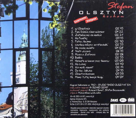 Czerwony Tulipan: Olsztyn kocham [CD]