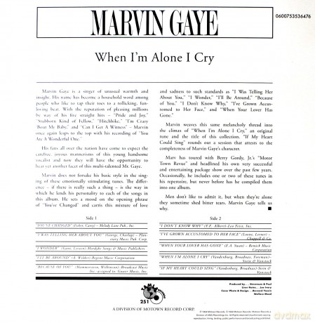 Marvin Gaye: When Im Alone I Cry [Winyl]
