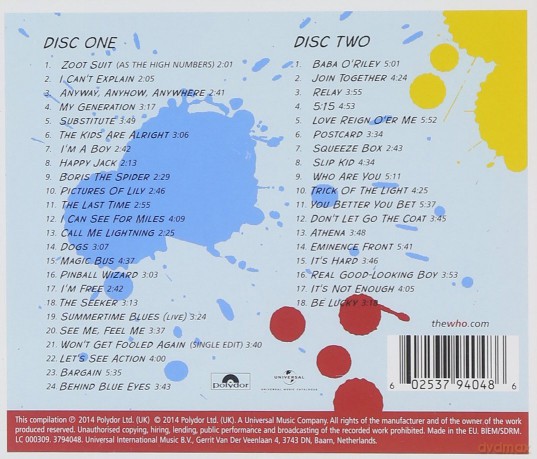 Who: Who Hits 50 [2CD]