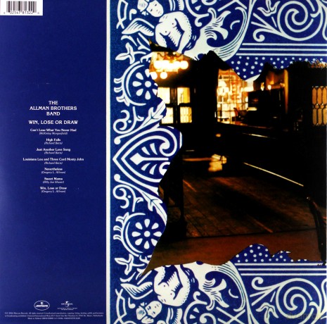 Allman Brothers Band: Win / Lose Or Draw [Winyl]