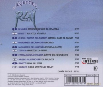 Khaled: World Music-Algeria-Les Legendes Du Rai - vol. 2 [CD]