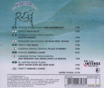 Khaled: World Music-Algeria-Les Legendes Du Rai - vol. 3 [CD]