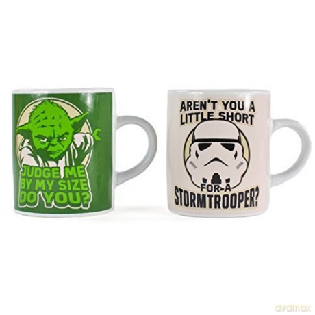Star Wars: Yoda + Stormtrooper Zestaw 2 mini Kubków (Gwiezdne Wojny)