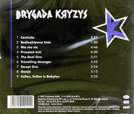 Brygada Kryzys: Brygada Kryzys [CD]