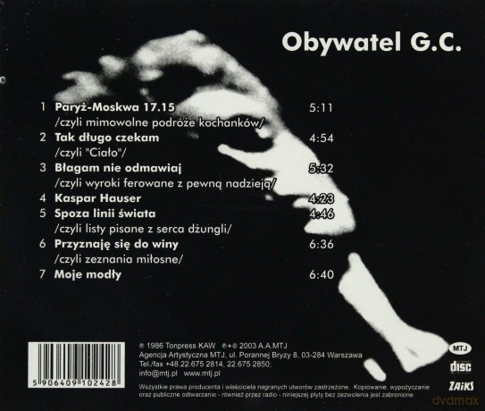 Obywatel G.C.: Obywatel G.C. [CD]