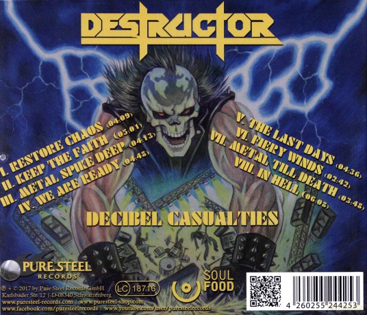 Destructor: Decibel Casualties [CD]
