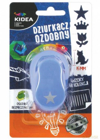 Dziurkacz ozdobny 15 mm Kidea DO15KA1 
