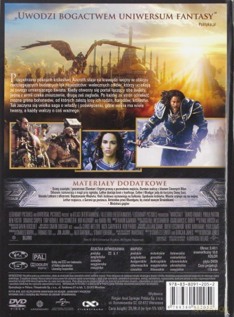 Warcraft: Początek (booklet) [DVD]