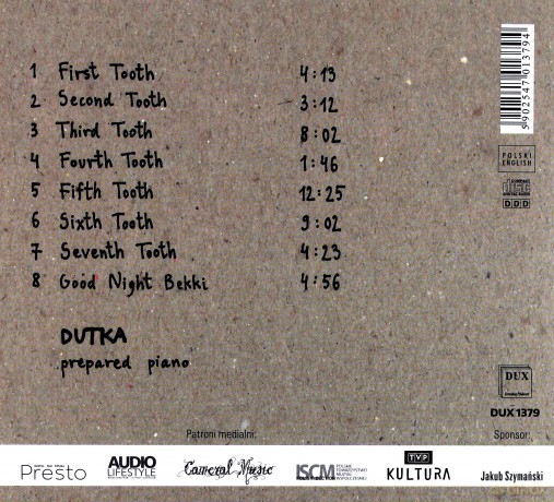 Marcin Dutka: Zęby Wieloryba [CD]