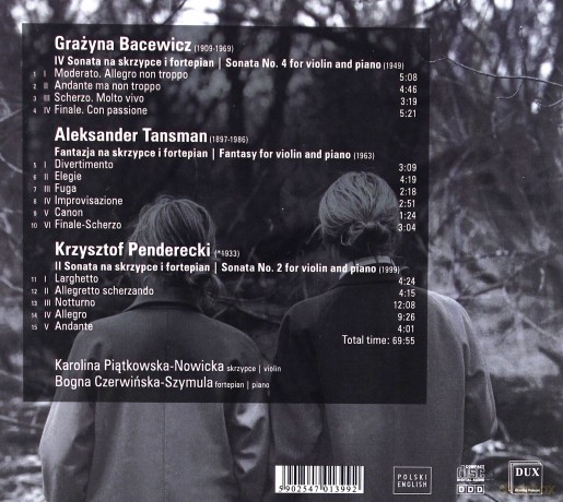 Bacewicz / Tansman / Penderecki [CD]