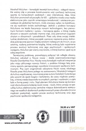 Projekt nauki nowej Marshalla McLuhana. Filozoficzne konsekwencje zmian form komunikacji - Bartłomiej Knosala [KSIĄŻKA]