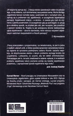 Rzeczywistość z aspektami. Realizm bezpośredni wobec wielości obrazów świata - Konrad Werner [KSIĄŻKA]