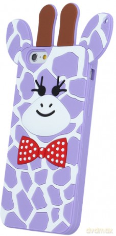 Nakładka Animal 3D Giraffe 2 do Samsung J5 2016 J510 fioletowa