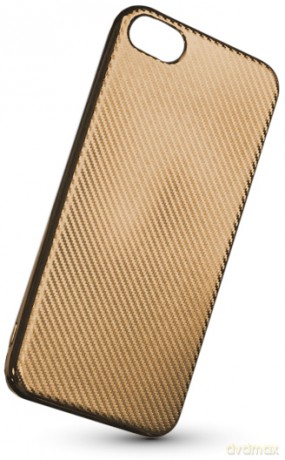 Nakładka Elegance Carbon do Samsung S6 G920 złota