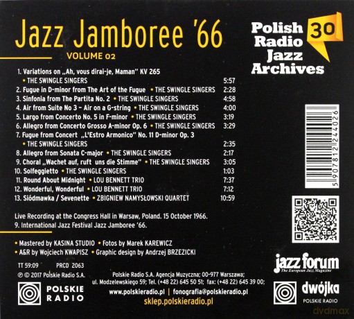 Jazz Jamboree'66 vol. 2 Polish Radio Jazz Archives vol. 30 [CD]
