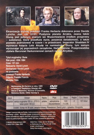 Diuna Edycja Specjalna [DVD]