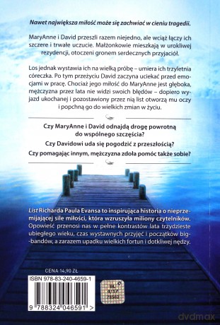 List (pocket) - Richard Paul Evans [KSIĄŻKA]