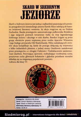 Skarb w srebrnym jeziorze - Karol May [KSIĄŻKA]
