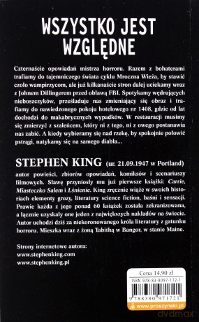 Wszystko jest względne (pocket) - Stephen King [KSIĄŻKA]