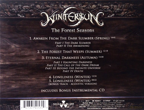 Wintersun: The Forest Seasons (digibook) [2CD]