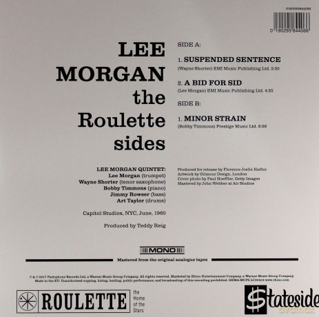 Lee Morgan: The Roullete Sides [Winyl]