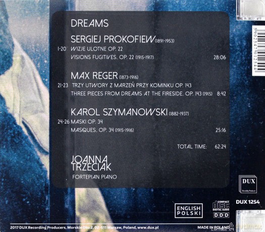 Joanna Trzeciak: Sergiej Prokofiew Dreams [CD]