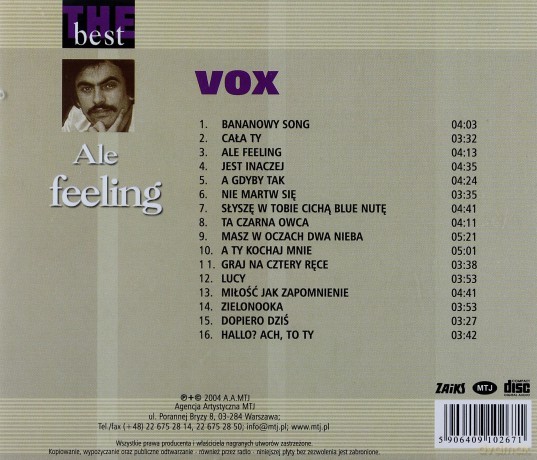 Vox: The Best - Ale Feeling [CD]