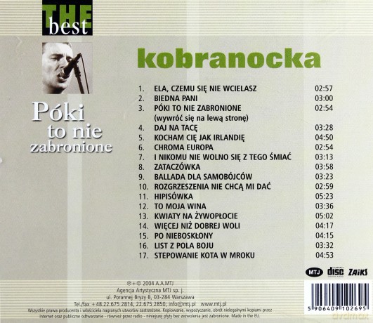 Kobranocka: The Best - Póki To Nie Zabronione [CD]