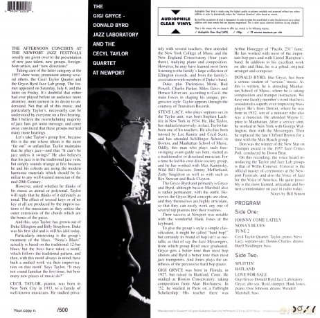 Gigi Gryce Donald Byrd: At Newport [Winyl]