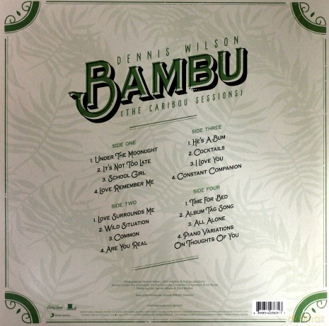 Dennis Wilson: Bambu (The Caribou Sessions) [2xWinyl]