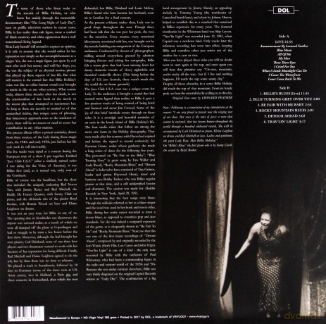 Billie Holiday: Billies Blues [Winyl]
