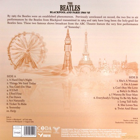 The Beatles: Blackpool And Paris 1964-65 (Clear) [Winyl]