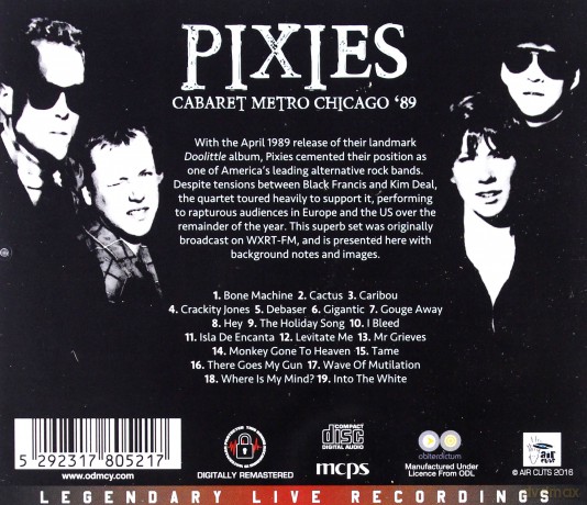Pixies: Cabaret Metro Chicago 89 [CD]