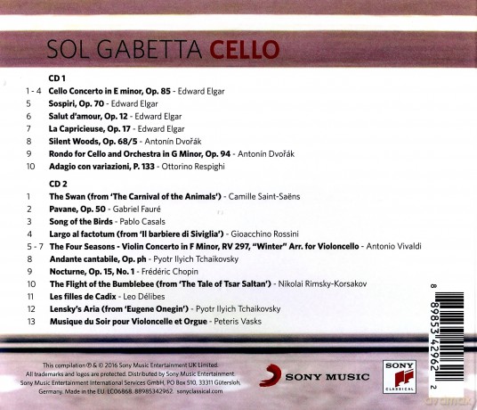 Sol Gabetta: Cello [2CD]