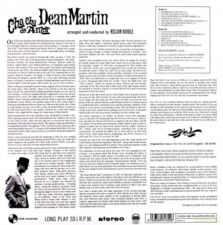 Dean Martin: Cha Cha De Amor [Winyl]