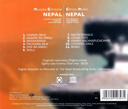 Muzyka Etniczna: Nepal - Muzyka newarska i Regionu Wschodniego [CD]