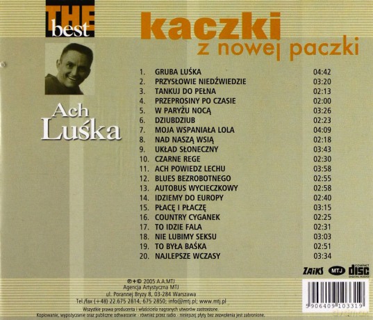 Kaczki Z Nowej Paczki: The Best - Ach Luśka [CD]