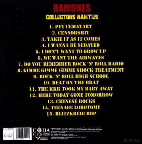 Ramones: Collectors Rarities [CD]