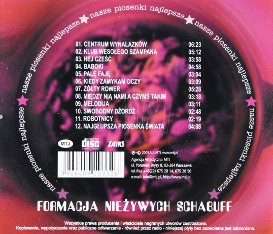 Formacja Nieżywych Schabuff: Nasze piosenki najlepsze [CD]