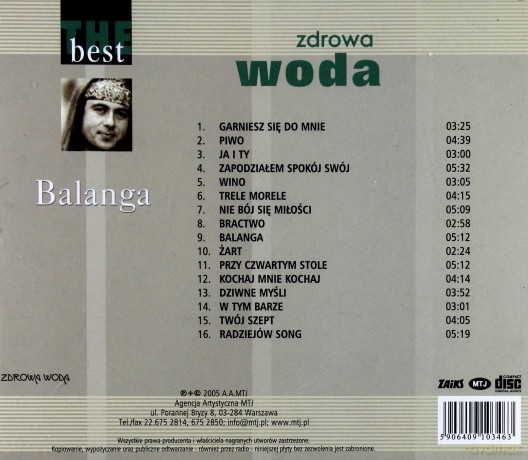 Zdrowa Woda: The Best - Balanga [CD]