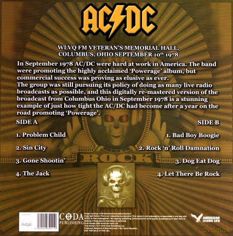 AC/DC: Damnation Radio - Gold [Winyl]