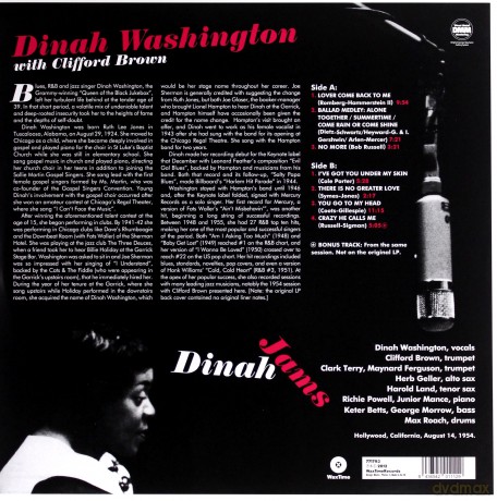Dinah Washington & Clifford Brown: Dinah Jams [Winyl]