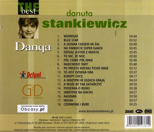 Danuta Stankiewicz: The Best - Danqa [CD]