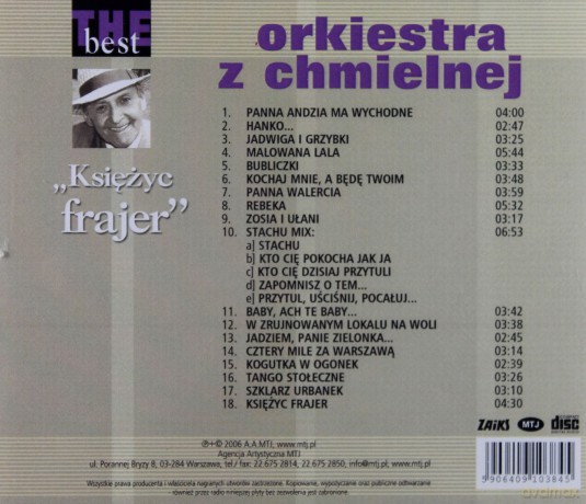 Orkiestra Z Chmielnej: The Best - Księżyc Frajer [CD]