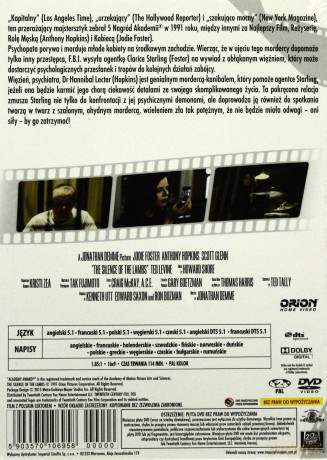 Milczenie owiec (polski lektor) [DVD]