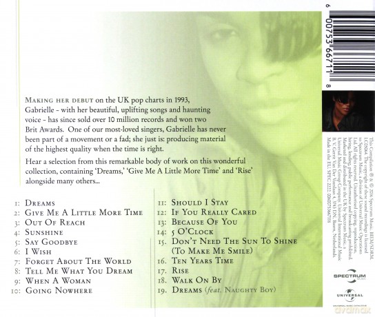 Gabrielle: Dreams - The Best Of [CD]
