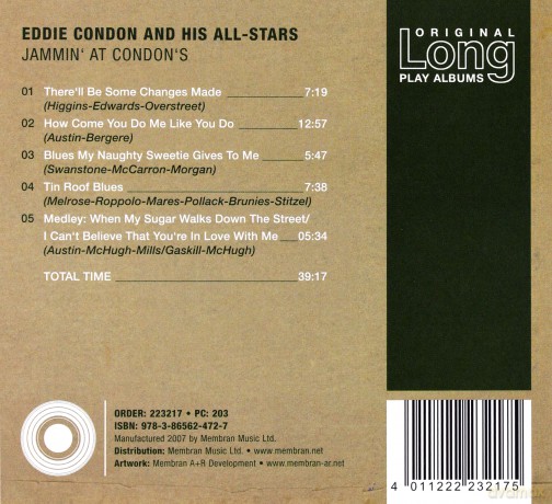 Eddie Condon: Eddie Condon Jam [CD]