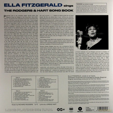 Ella Fitzgerald: Ella Fitzgerald Sings The Rodgers And Hart Song Book (Special Gatefold Edition) [2xWinyl]